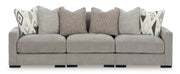 Aslan Court Pebble Modular Sofa and Loveseat from Ashley - DMV Furniture