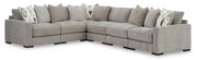 Aslan Court Pebble 6-Piece Modular Sectional from Ashley - DMV Furniture