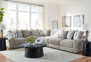 Aslan Court Pebble 6-Piece Modular Sectional from Ashley - DMV Furniture