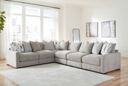 Aslan Court Pebble 6-Piece Modular Sectional from Ashley - DMV Furniture