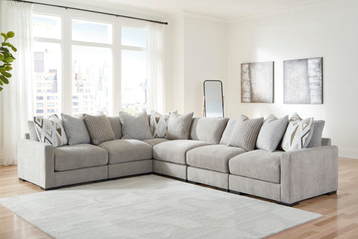 Aslan Court Pebble 6-Piece Modular Sectional from Ashley - DMV Furniture
