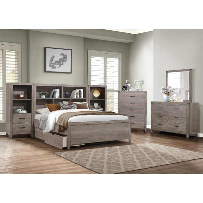 2042NB-1* (3) Queen Platform Bed - 2042NB-1*