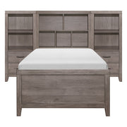 2042NBT*WBT 4pc Set Twin Wall Bed with Toy Boxes (TB+2PNS+TFT) - 2042NBT*WBT