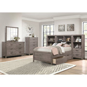 2042NBT*WBT 4pc Set Twin Wall Bed with Toy Boxes (TB+2PNS+TFT) - 2042NBT*WBT