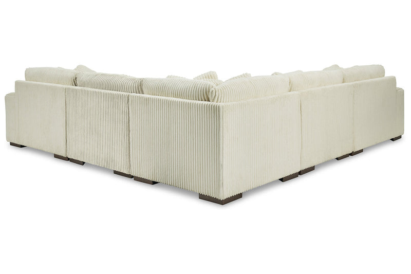 Lindyn Ivory 5-Piece RAF Chaise Sectional -  Ashley - DMV Furniture