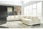 Lindyn Ivory 6-Piece Sectional with Chaise and Ottoman -  Ashley - DMV Furniture