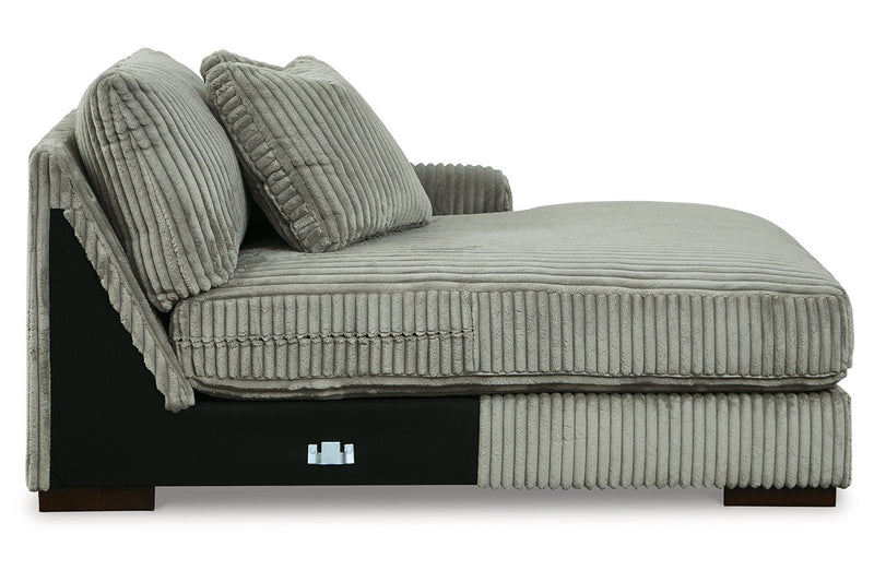 Lindyn Fog 3-Piece Sectional and Chair -  Ashley - DMV Furniture