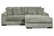 Lindyn Fog 2-Piece RAF Chaise Sectional -  Ashley - DMV Furniture