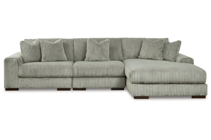 Lindyn Fog 3-Piece Sectional and Chair -  Ashley - DMV Furniture