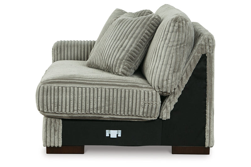 Lindyn Fog 3-Piece Sectional and Chair -  Ashley - DMV Furniture