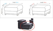 2119 Sectional Light Grey - DMV FurnitureSectional