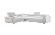 2119 Sectional White - DMV FurnitureSectional