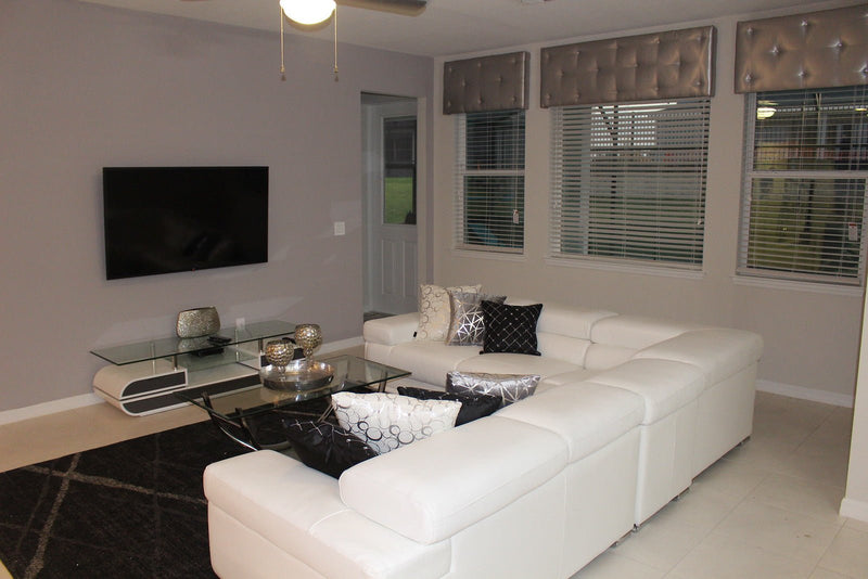 2119 Sectional White - DMV FurnitureSectional