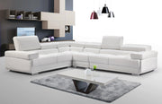 2119 Sectional White - DMV FurnitureSectional