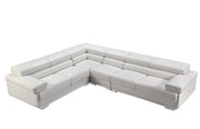 2119 Sectional White - DMV FurnitureSectional