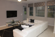 2119 Sectional With Extra Chair - White Set - p14171