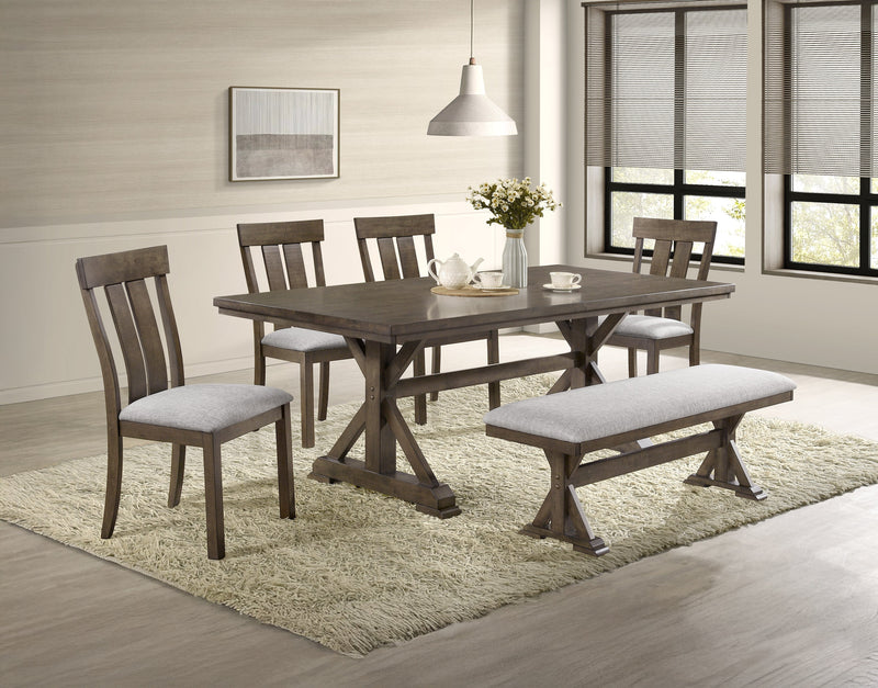 Lloyd Brown Dining Set from Crown Mark - DMV Furniture