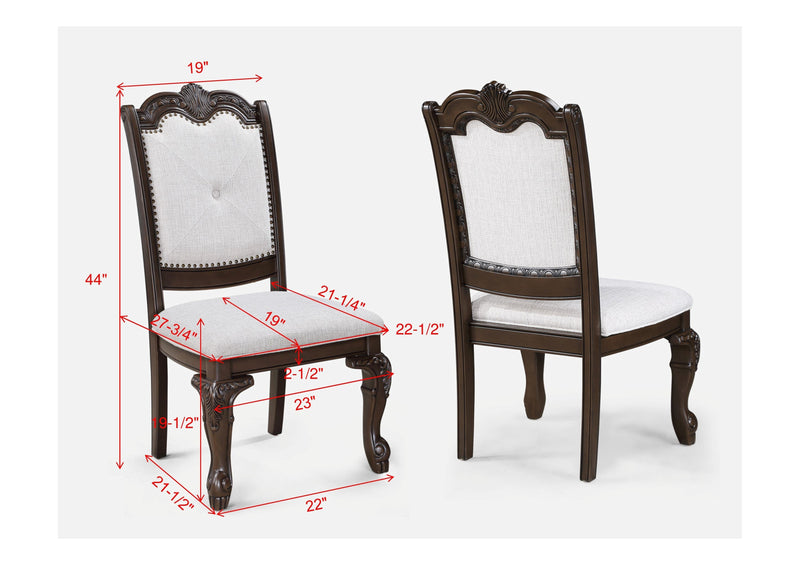 Kiera Coffee Brown Formal Extendable Dining Set from Crown Mark - DMV Furniture