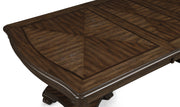 Kiera Coffee Brown Formal Extendable Dining Table from Crown Mark - DMV Furniture