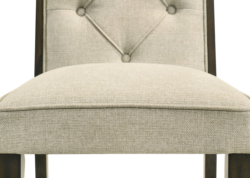 Herbert Espresso/Beige Extendable Dining Set from Crown Mark - DMV Furniture
