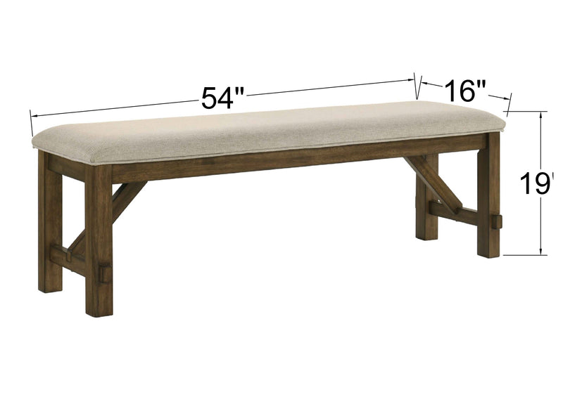 Broadmoor Brown Extendable Dining Set from Crown Mark - DMV Furniture