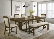 Broadmoor Brown Extendable Dining Set from Crown Mark - DMV Furniture