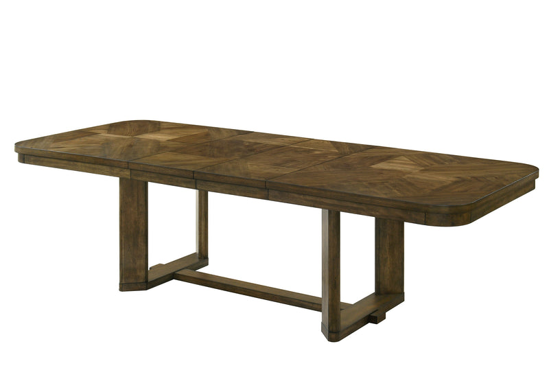 Broadmoor Brown Extendable Dining Set from Crown Mark - DMV Furniture