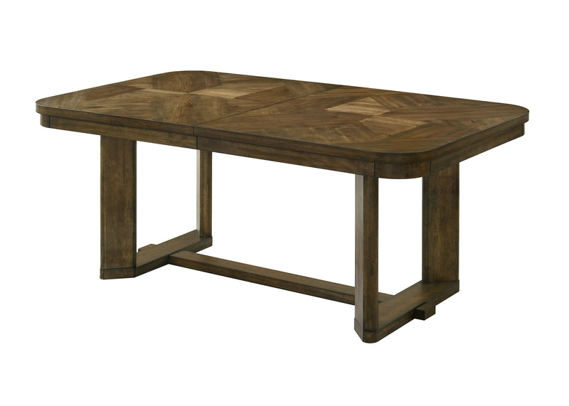 Broadmoor Brown Extendable Dining Set from Crown Mark - DMV Furniture