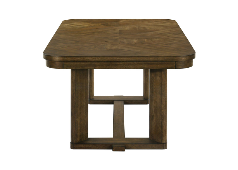 Broadmoor Brown Extendable Dining Set from Crown Mark - DMV Furniture