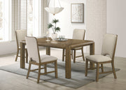 Cockrell Brown/Beige Side Chair, Set of 2 from Crown Mark - DMV Furniture