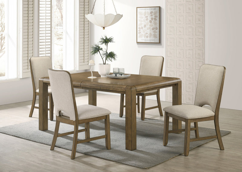 Cockrell Brown/Beige Side Chair, Set of 2 from Crown Mark - DMV Furniture