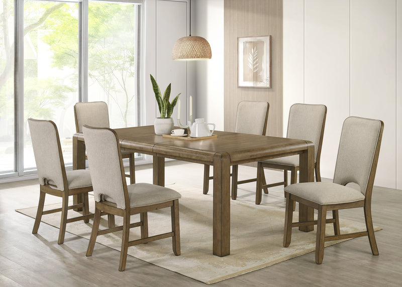 Cockrell Brown/Beige Side Chair, Set of 2 from Crown Mark - DMV Furniture