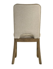 Cockrell Brown/Beige Side Chair, Set of 2 from Crown Mark - DMV Furniture