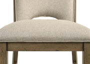 Cockrell Brown/Beige Side Chair, Set of 2 from Crown Mark - DMV Furniture