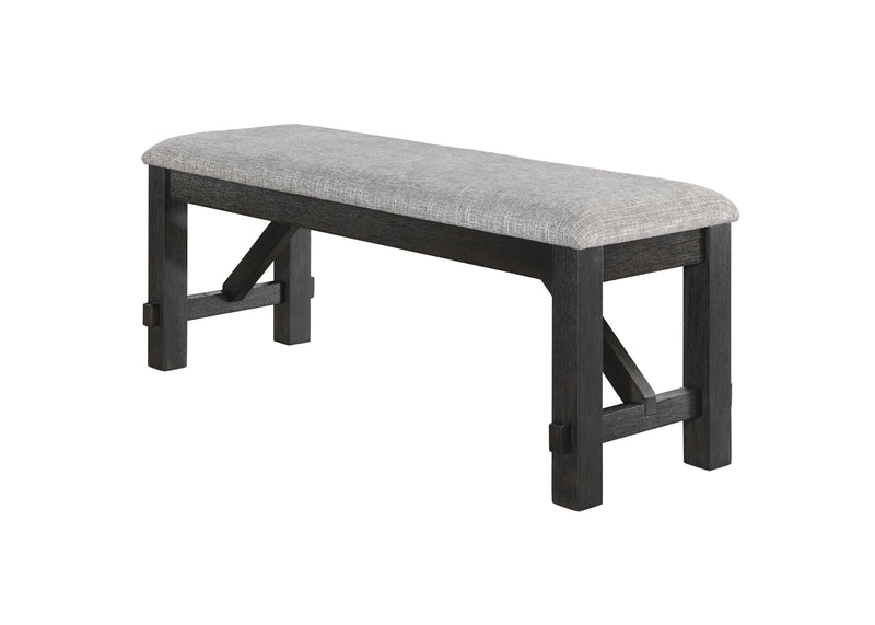 Maribelle Wheat Charcoal Bench from Crown Mark - DMV Furniture