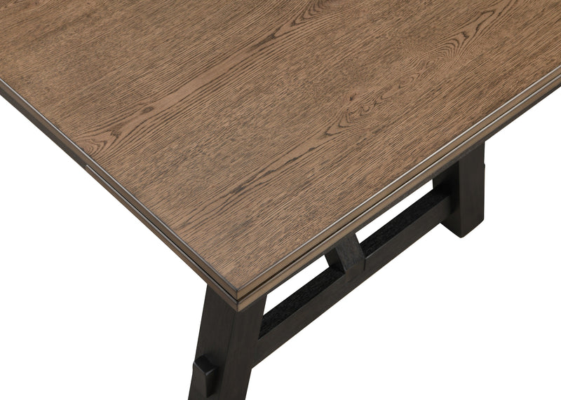 Maribelle Wheat Charcoal Extendable Dining Set from Crown Mark - DMV Furniture