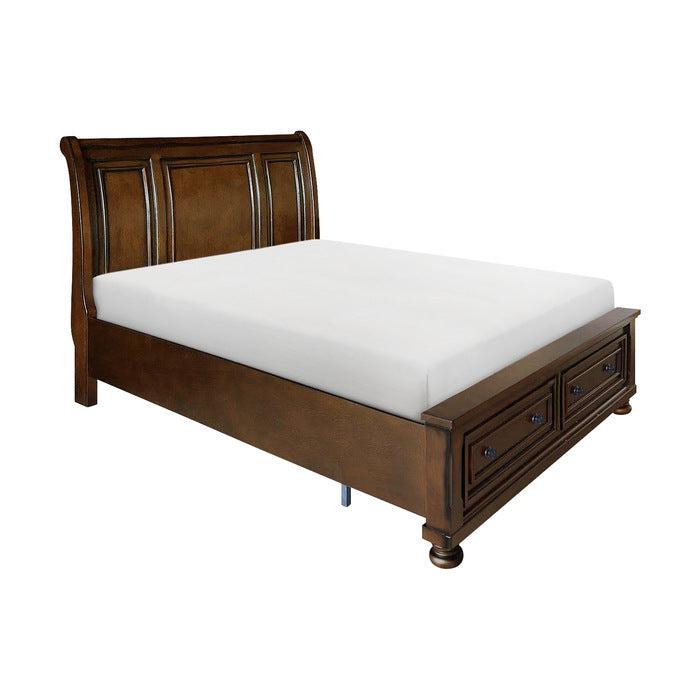 2159K-1CK* (3)California King Sleigh Platform Bed with Footboard Storage - 2159K-1CK*
