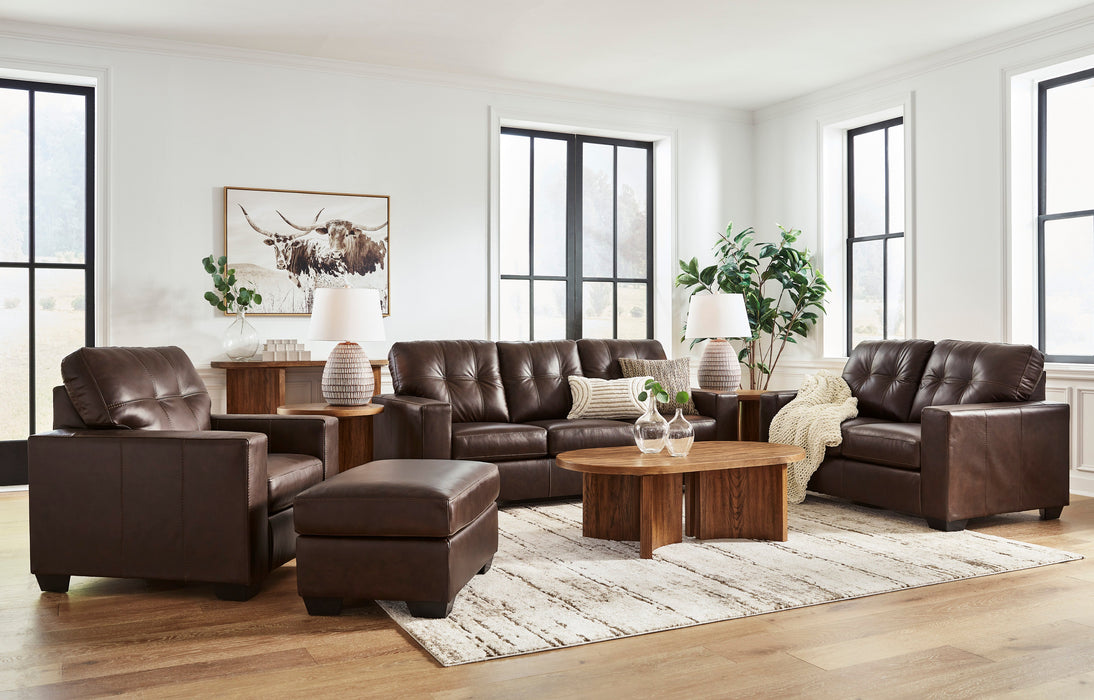 Santorine Dark Brown Living Room Set