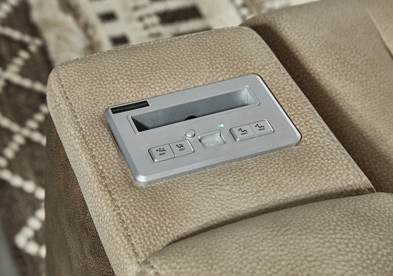 Next-Gen Durapella Sand Power Reclining Sofa and Loveseat from Ashley - DMV Furniture