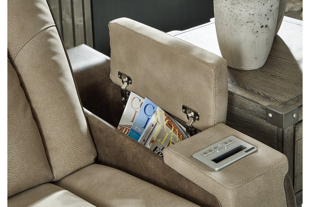 Next-Gen DuraPella Sand Power Reclining Sofa