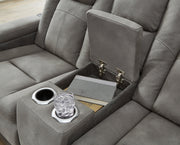 Next-Gen Durapella Slate Power Reclining Sofa and Loveseat from Ashley - DMV Furniture