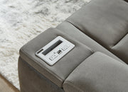 Next-Gen Durapella Slate Power Reclining Sofa and Loveseat from Ashley - DMV Furniture
