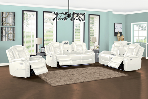 2226 WHITE SOFA & LOVE SEAT - 2226 WHITE SOFA & LOVE SEAT