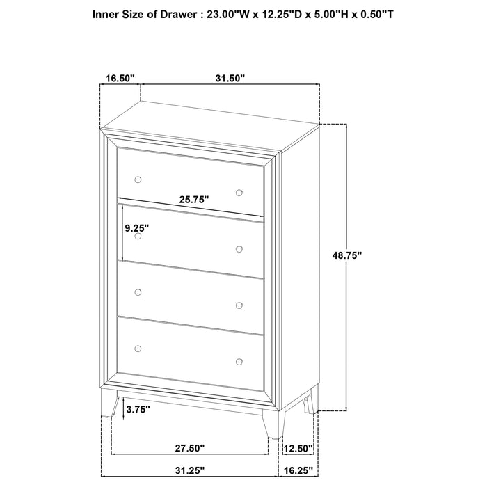 Welsley 4 & 5 PieceBedroom Set