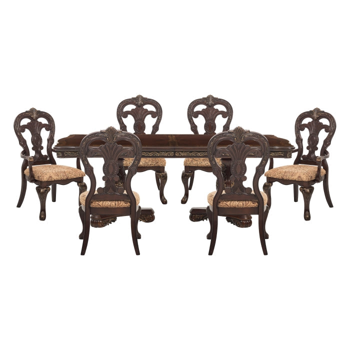2243-114*7 7pc set (TABLE + 2 ARM + 4 SIDE CHAIRS) - 2243-114*7