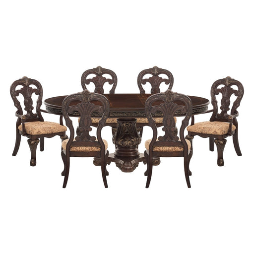 2243-76*7 7pc set (TABLE + 2 ARM + 4 SIDE CHAIRS) - 2243-76*7