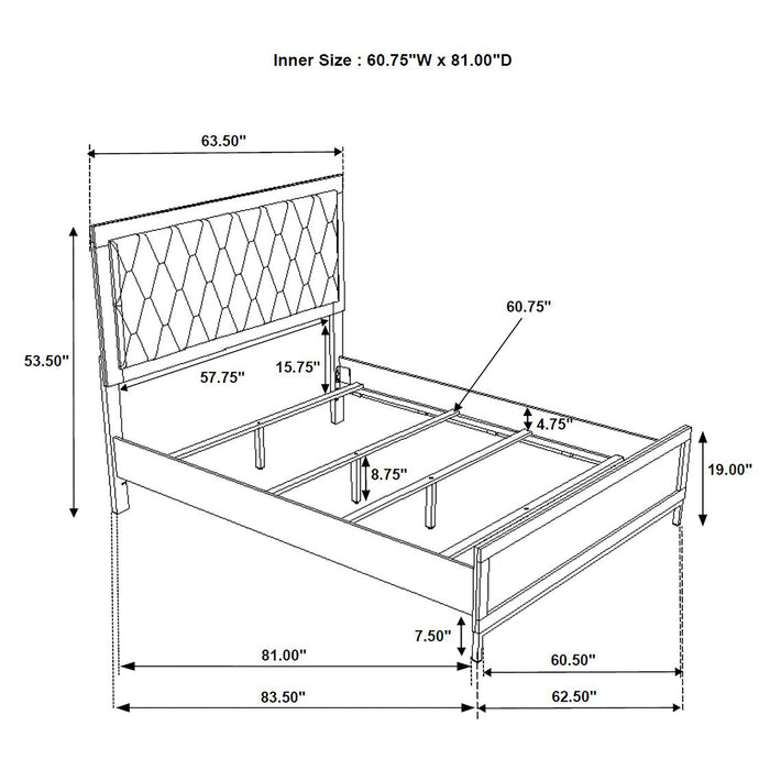 Sonora 4 & 5 Piece Bedroom Set