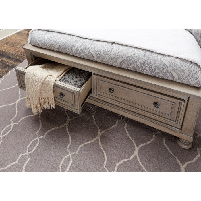 2259KGY-1CK* (3) California King Platform Bed with Footboard Storage - 2259KGY-1CK*