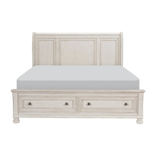 2259W-1* (3) Queen Platform Bed with Footboard Storage - 2259W-1*
