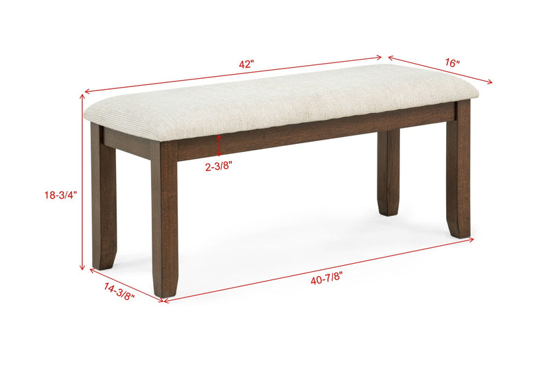 Avasa Upholstered Dining Bench from Crown Mark - DMV Furniture